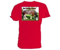 Art2Wear D Clydesdale Dekofigur Pferd T Shirt Just Sport um