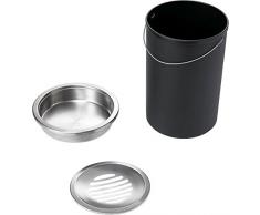 helit H2516087 - Metall-Standascher mit Innenbehälter, grau