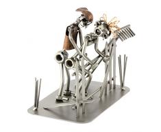 Steelman24 I Schraubenmännchen Liebeszaun I Made in Germany I Handarbeit I Geschenkidee I Stahlfigur I Metallfigur I Metallmännchen