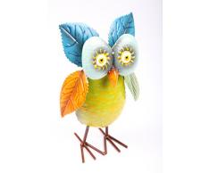 point-garden Gartenfigur aus Metall Dekofigur Eule