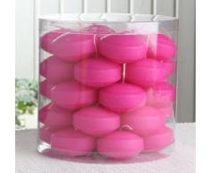 34er Dose Schwimmkerzen mit langer Brenndauer, Pink