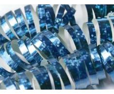 holographische Luftschlangen (hellblau)