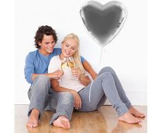 Geschenke Liebeserklärung Ideen + DDR Süßigkeiten + Herzballon silber