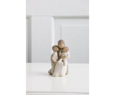 Willow Tree 26100 Figur Vorsicht, Holz, Natur, 6,4 x 3,8 x 12,7 cm