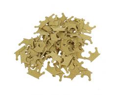 Supvox 200 stücke konfetti papier krone glitter konfetti doppelseitige schöne krone dekoration diy konfetti partei liefert für hochzeitstag geburtstag