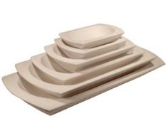 Hofmeister Holzwaren Holzschale, Molle, Nr. 4, 30,5 x 16 cm, aus Espenholz und Lindenholz