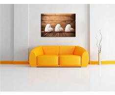 Love Hope Dream Hearts, Format: 100x70 auf Leinwand, XXL riesige Bilder fertig gerahmt mit Keilrahmen, Kunstdruck auf Wandbild mit Rahmen, günstiger als Gemälde oder Ölbild, kein Poster oder Plakat