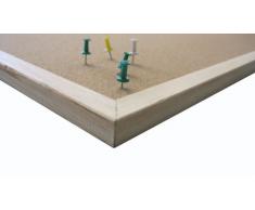 Idena 568016 - Pinnwand/Whiteboard, Größe 40 x 60 cm, mit Holzrahmen, inklusive 2 Schrauben