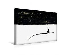 Calvendo Premium Textil-Leinwand 45 cm x 30 cm quer, Meditation | Wandbild, Bild auf Keilrahmen, Fertigbild auf echter Leinwand, Leinwanddruck Kunst Kunst