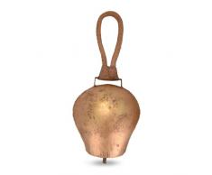 Große Schweizer Kuhglocke mit Ledergriff, Heimdeko oder ideal als Weihnachtsdeko!