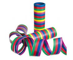 10 Packs Susy Card 11220878 Luftschlangen Streifen-Motiv, beidseitig 6-er Papier (60 Rollen)