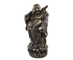 DARO DEKO Buddha Figur XXL stehend 47 x 100cm Gold