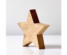 Holzstern aus Eiche in verschiedenen Größen