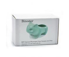 Tuobinuo DIY Blumentopf Nette Keramik Kunst Töpfe Hause Dekorative Keramik Kunst Vase Grün