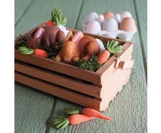 NordicWare Backform, Kuchenform - Osterhase, Aluminium, Braun, 7,6 x 30,5 x 30,5 cm, 1 Einheiten