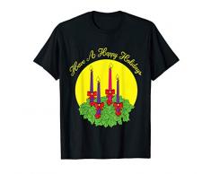 Advent Weihnachten Julklapp Wichteln Winter Adventskranz T-Shirt
