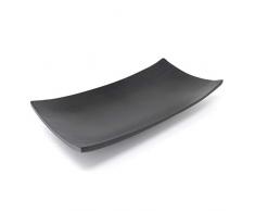 Trendy Wood & Light Kanu schwarz Holzschale Dekoschale Holz Schale Deko Dekoartikel (schwarz)