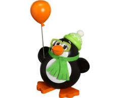Weihnachtsfigur Kugelräuchermann Pinguin mit Ballon HxBxT = 11x9x8cm NEU Räuchermann Schnee Rauchmann Räucherfigur Räucherkerze Figur Holz Seiffen Erzgebirge Holz Rauchfigur Dekoration Weih