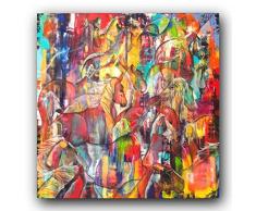Bild, Gemälde, Sabrina Seck, Pferde, Unikat, öl, abstrakt, handmade, original, painting, acryl, modern, XXL, Dekoration, Titel: heart of spirits (120 cm x 120 cm)