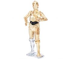 Swarovski Star Wars C-3PO Kristallfigur, Kristall, Mehrfarbig, 11.3