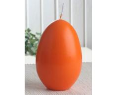 CandleCorner Eikerzen Eikerze, mittel, Größe 3, ca. 12 x 8 cm, Mandarin-orange