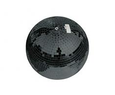 EUROLITE Spiegelkugel 50cm schwarz | Sicherheits-Spiegelkugel mit glänzend schwarzen Facetten