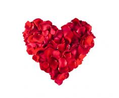 Sonnenscheinschuhe® 500 Stück künstliche Rosenblätter Rot Dekoration Hochzeit Liebe Romantik Rote Rose