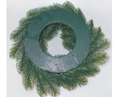 Lönartz® Naturgetreuer künstlicher Adventskranz (PE mit Styroporkern), Höhe: 9cm / Ø30cm (PE-K30)