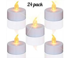 LED Kerzen,24 Stück LED Teelichter Kerzen