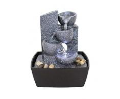 Kiom Zimmerbrunnen Springbrunnen mit LED FoBucket 10526