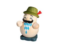 Seiffener Volkskunst Kugelräuchermännchen Bayer 19621 Neuheit 2018