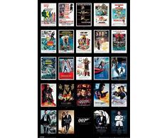 James Bond 007 - Sammelposter Movie Posters Filmposter Kino - 61x91,5 cm + 1 Ü-Poster der Grösse 61x91,5cm