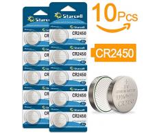 Act 3 V Lithium Knopfzellen CR2450, 10 Stück für Votivkerzen, Teelichter, Uhr, Computer, Taschenrechner, IC-Karten und elektrische Produkte
