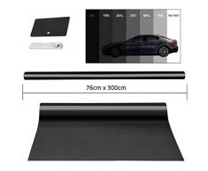 MGF 300x50cm Black Folie/Fensterfolie/Fensterfolie/Sichtschutzfolie/Sonnenschutzfolie