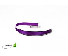 Creativery 25m Rolle Satinband 6mm (lila/Purpur 465) // Schleifenband Deko Band Dekoband Geschenkband Dekoration Hochzeit Taufe