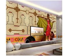 Hd Abstrakte Handgemalte Keramikfiguren Große Wandtapete Schlafzimmer Wohnzimmer Hintergrundmalerei Dreidimensionale Tapete-250 * 175Cm