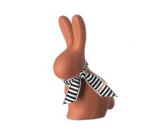 LEONARDO 035928 Hase, Dekohase, Osterhase - GINO - Terrakotta - orange matt - 15 x 11 x 7 cm