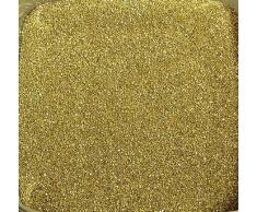 Farbsand, Dekosand metallic ca 0,5 mm. 1 KG in Gold GELBGOLD -41