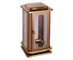 Grablaterne aus Edelsstahl Oberfläche Bronze pat.