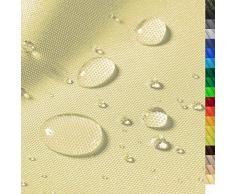 1buy3 Monaco Wasserdichter Polyester Stoff | 12.000 mm Wassersäule | Farbe 02 | Hellbeige