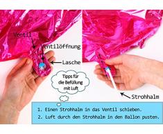 Ballonim® Bagger Ballon -XXL Riesenballon ca. 86cm Luftballons Folienballon Party DekorationGeburtstag