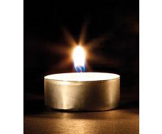 100 Premium Teelichter Teelichte 4h Brenndauer