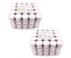 pajoma Teelichte unbeduftet 200 Stück, Brenndauer: 8 Std.