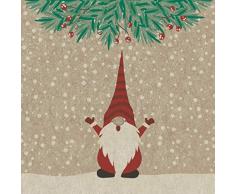 25 Cocktail Servietten Weihnachtswichtel 25cm