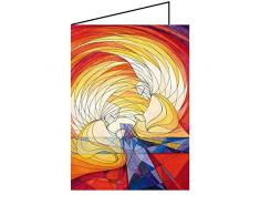 Junker Verlag Religiöse Grußkarten Ostern, Osterkarten: ER IST AUFERSTANDEN; Faltkarte Format geschlossen DIN A6