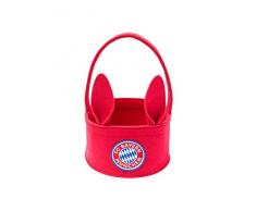 FC Bayern München Osterkorb aus rotem Filz