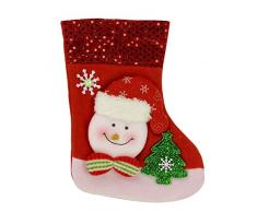 Weihnachts hängende Strümpfe, ZHANSANFM Weihnachten Baum Hängend Party Home Kamin Baum Dekor Christmas Santa Strumpf Socke Geschenk Süßigkeiten TaschenDekoration Nikolausstrumpf