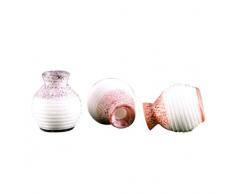 PJC Miniaturvase aus Kunstharz, klein, zum Basteln, Zubehör für Zuhause, Garten, Dekoration multi