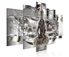murando - Bilder Buddha 200x100 cm Vlies Leinwandbild 5 TLG Kunstdruck modern Wandbilder XXL Wanddekoration Design Wand Bild - Feng Shui Abstrakt Diamant p-A-0037-b-m