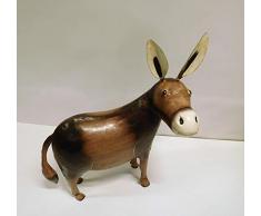 Ziegler Esel Exner Gartendeko Figur Dekofigur Metall Handarbeit H 55 cm 211866